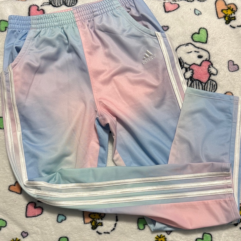 Adidas Kids Multicolor Pastel track pants